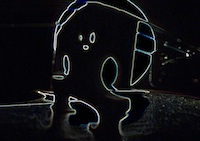 Violon (contours lumineux)